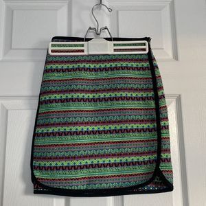 BLUE RAIN | Mini Skirt Aztec Print Size Medium